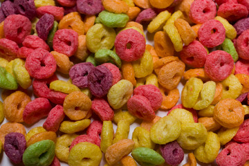 CEREAL IN THE FOREGROUND