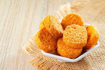 coconut candy, traditional candy from colombia