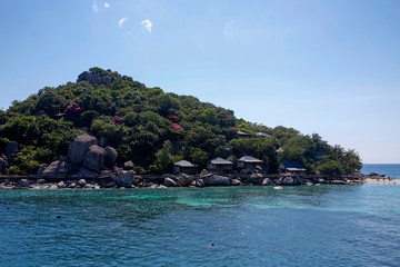 picturesque Koh Nang Yuan Island near Koh Tao in Thailand