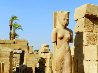 Teby, Luksor, Egipt - obrazy, fototapety, plakaty