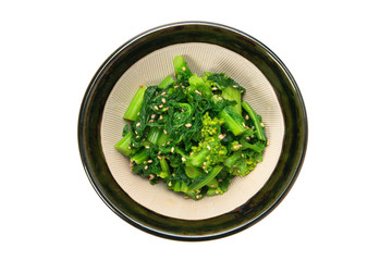 菜の花の辛子和え