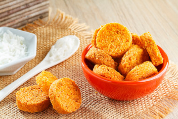coconut candy, traditional candy from colombia
