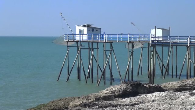 Les Carrelets du littoral atlantique - Charente Maritime, Saint Palais sur mer