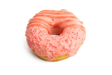 donuts in glaze isolated
