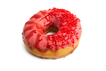 donuts in glaze isolated