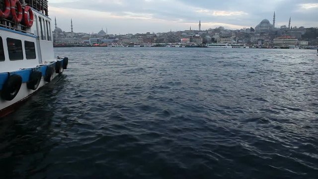 View of Haiga Sofia moschee in Istanbul, Turkey