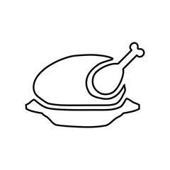 Turkey food icon