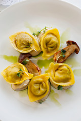 mushrooms - chanterelles on the street