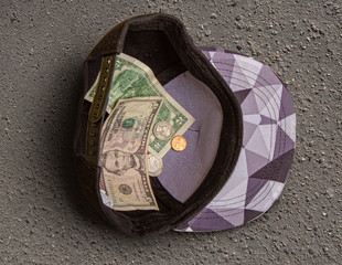 hat for alms