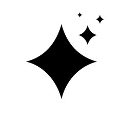Fototapeta premium Shine icon, Clean star icon. Vector illustration