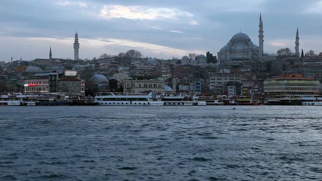View of Haiga Sofia moschee in Istanbul, Turkey