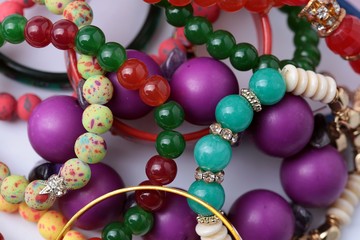various beads and jewelry (life style) 