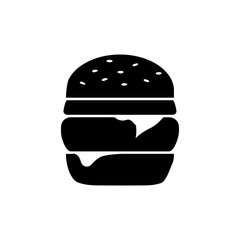 Burger icon.  Fastfood sign