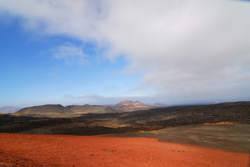Beautiful Lanzarote scenery. Canary island. Spain