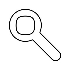 Search icon. File find sign