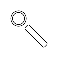 Search icon. File find sign