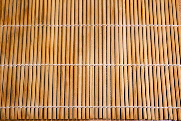 texture of bamboo mat wooden background