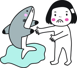 Shark and I are friend