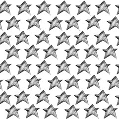 Seamless pattern with stars. Children fairy tale pattern with stars. Hand-drawn illustration