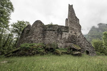 Medieval Castle on a cloudy day