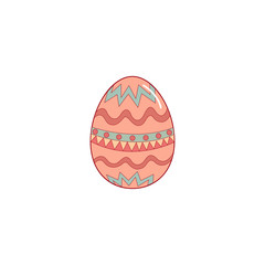 Easter egg vector icon
