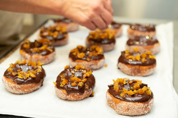 buñuelos de chocolate