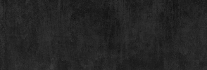 Textur einer fast schwarzen, glatten und alten Betonwand als Hintergrund oder Tafel - 255187064