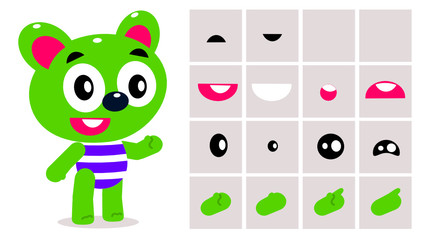 Gummy Bear Green for animation © Roman Kolenko