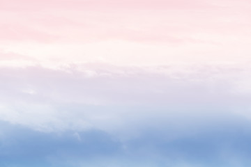 Sun and cloud background with a pastel colored