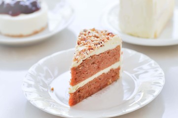 carrot cake, almond cake