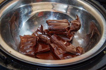 melted chocolate