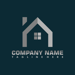 Real Estate Letter W H Architecture Logo