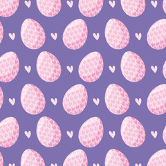 pattern of easter eggs decoration