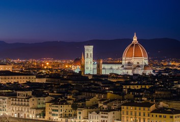 Fototapeta premium City of Florence at Night