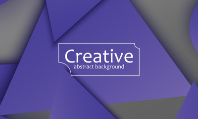 Fototapeta premium Geometric background. Material design.