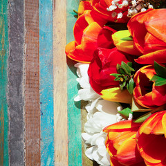 bella composizione di fiori primaverili