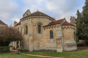 Fototapeta na wymiar Picardie - Aisne - Laon - Façade Sud de la Chapelle templière