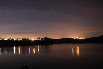 cielo y lago