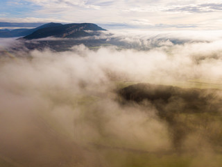 Fototapeta premium Picturesque landscape of hillsides of Navarre