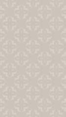 Ornate geometric pattern and two-tone abstract background