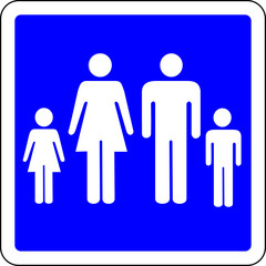 Family allowed sign