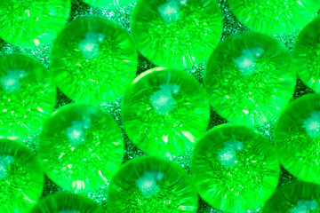 green hydrogel balls