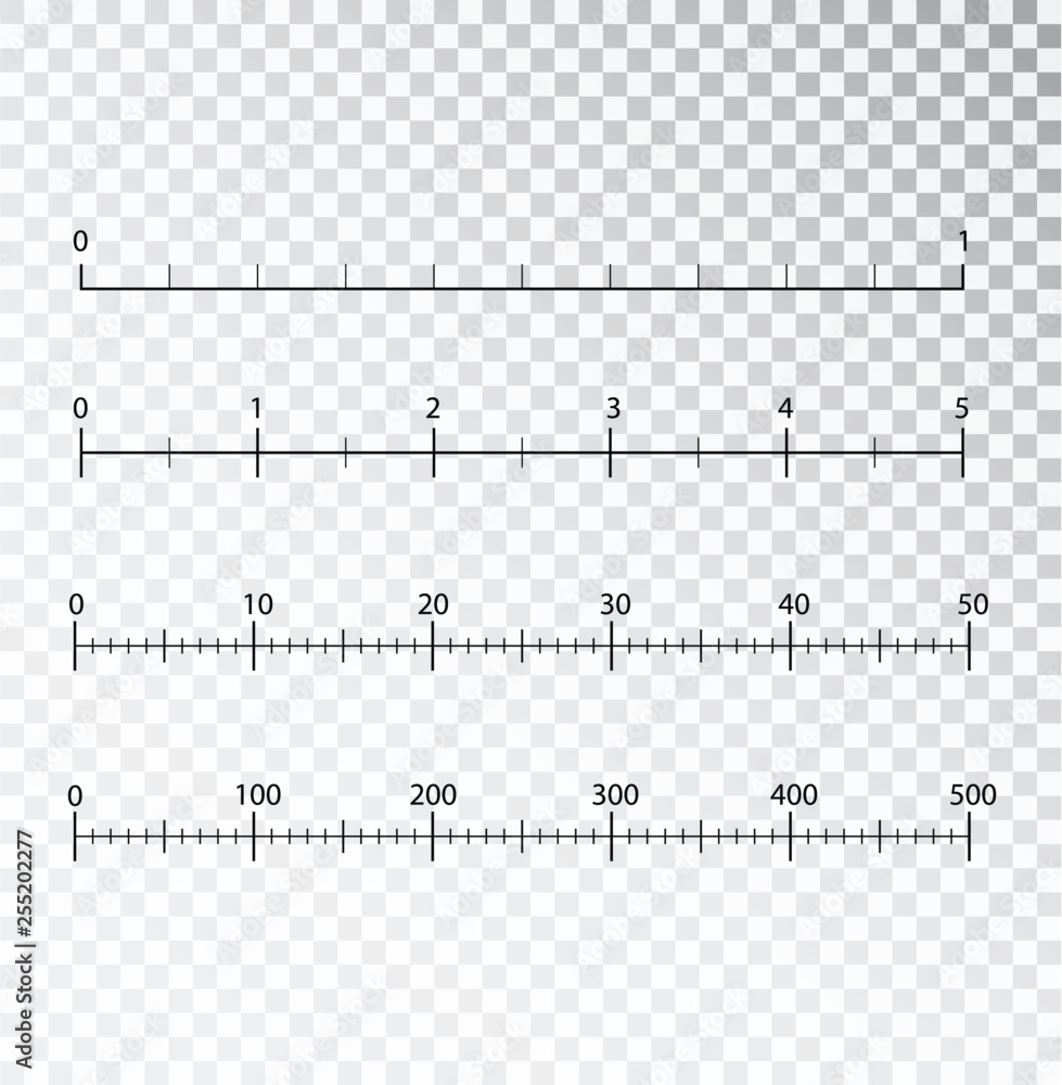 Poster rulers vector. measuring tool. centimeters and inches measuring scale cm metrics indicator. scale fo
