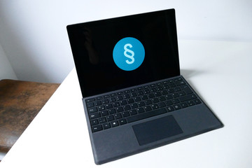 Paragraph Symbol Laptop Computer Tablet