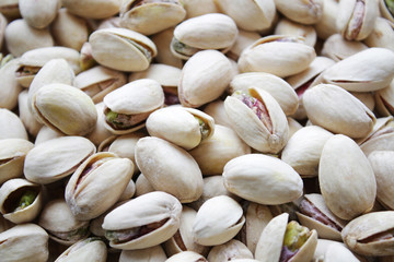 closeup pistachios texture