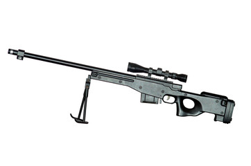 military weapons. toy on a plain background