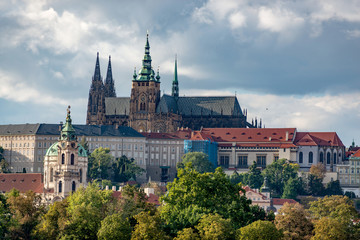 Fototapeta premium Prague czech republic capitol St Vitus cathedral