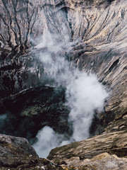 waterfall in mountains