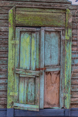 Fototapeta na wymiar old wooden shutters