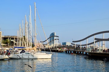 Fototapeta premium Barcelona harbor